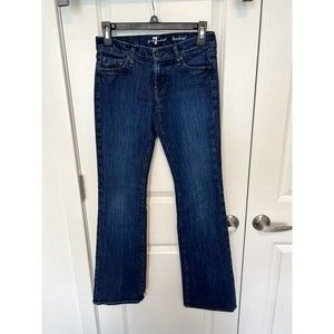 7 for all mankind jeans original BOOTCUT Flare stretch denim 25 Dark Wash
